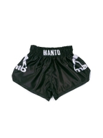 MANTO SPODENKI MUAY THAI DUAL CZARNO-SREBRNE