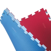 MATY KWON TATAMI DWUSTRONNE 4 cm NIEBIESKO- CZERWONE