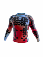 MANTO LONGSLEEVE RASHGUARD ORGANIC CZERWONY