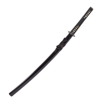 CZARNA OSTRZONA KATANA HAGANE MARU ZE STALI 1045