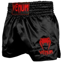 VENUM SPODENKI MUAY THAI CLASSIC BLACK/RED