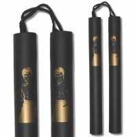 NUNCHAKU TRENINGOWE NA LINCE Z MOTYWEM BRUCE LEE