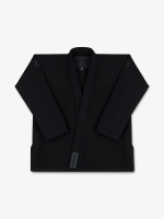 KIMONO DO BJJ MANTO "BASE" 3.0. CZARNE BLACKOUT
