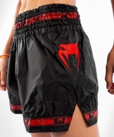 VENUM SPODENKI MUAY THAI PARACHUTE BLACK/RED