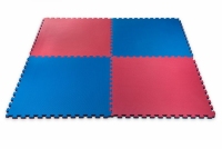 MATA PUZZLE BASIC 2 CM  CZERWONO- NIEBIESKA
